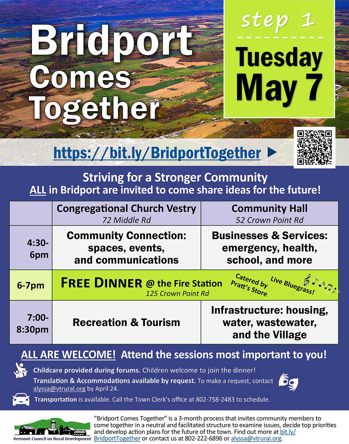 Bridport Comes Together event flyer