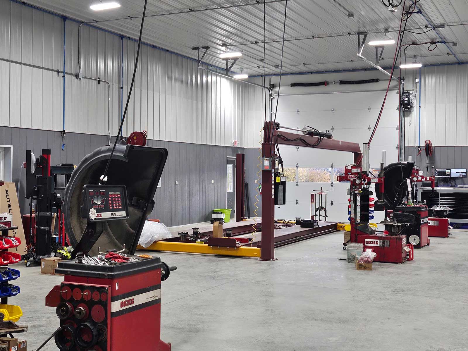 Interior photo of Addison County Alignment & Repair in New Haven, VT