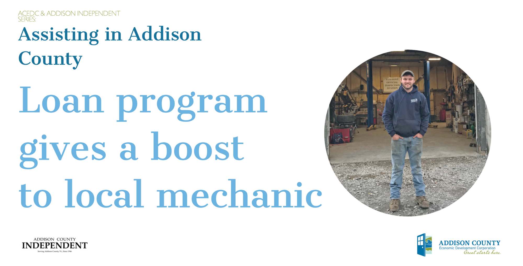 Loan program gives a boost to local mechanic