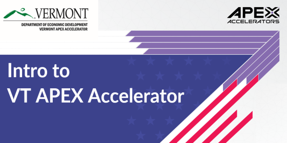 Vermont APEX Accelerator program