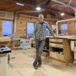 Ben Rafael in his Wooden Hammer workshop