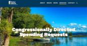 Screenshot of Senator Welch's Congressionally Directed Spending Requests portal webpage