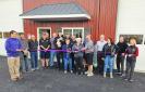 Ribbon cutting ceremony for Addison County Alignment and Repair in New Haven, VT