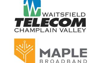 Waitsfield and Champlain Valley Telecom and Maple Broadband logos